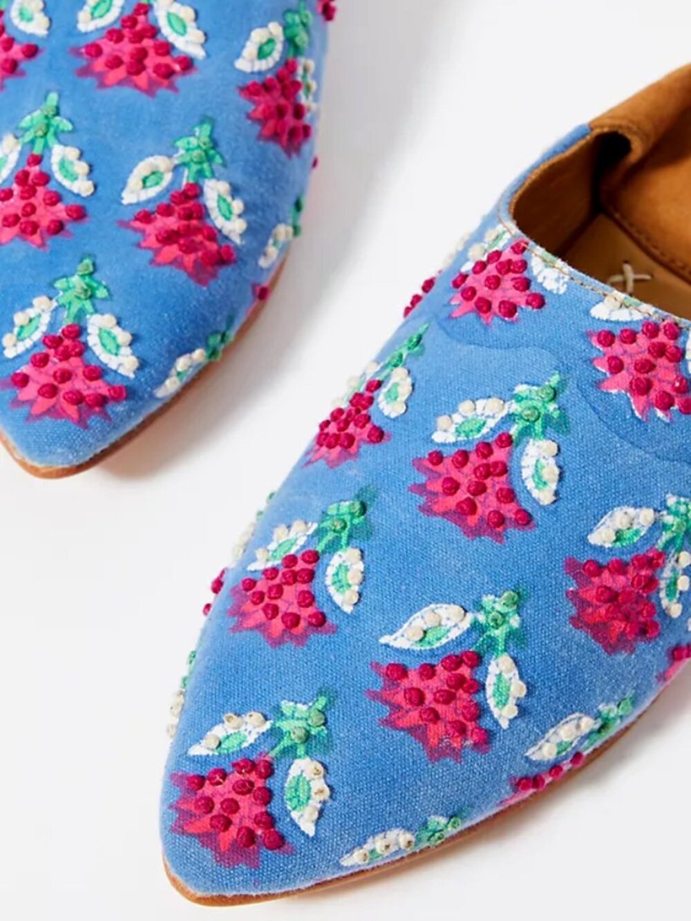 Llani | Maisie Embellished Leather Babouche Mules | NWT - Picture 3 of 5